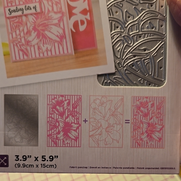 Crafters Companion Gemini Lily Window Double Sided Die NEW - Picture 3 of 3